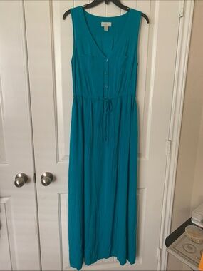 Ann Taylor Loft sleeveless maxi dress size 4